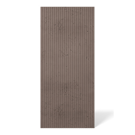 Płyta betonowa na ścianę 3D PB37 1350x600x12, czekoladowy CL02, beton architektoniczny