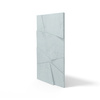 Płyta betonowa na ścianę 3D PB05B 1200x600x48, jasny błękit CL06, wzór B, beton architektoniczny