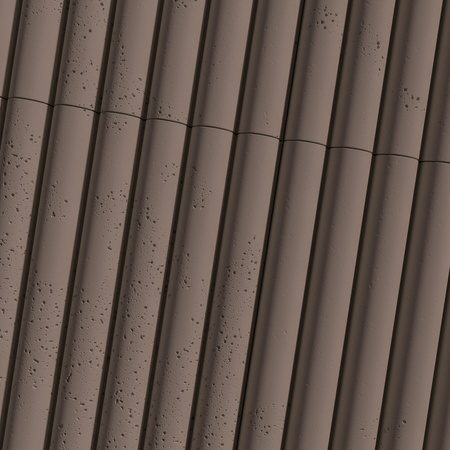 Płyta betonowa na ścianę 3D PB57 1350x460x30, czekoladowy CL02, beton architektoniczny