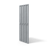 Płyta betonowa na ścianę 3D PB66A 1350x430x22, szary S96, wzór A, beton architektoniczny