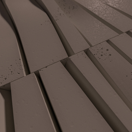 Płyta betonowa na ścianę 3D PB03 1000x500x32, czekoladowy CL02, beton architektoniczny