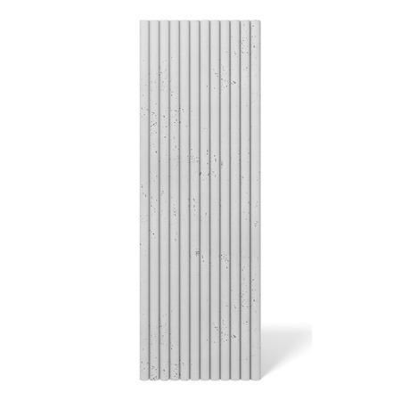 Płyta betonowa na ścianę 3D PB57 1350x460x30, jasnoszary S50, beton architektoniczny