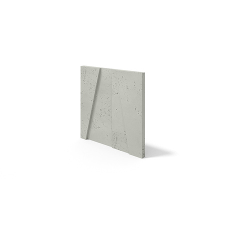 Płyta betonowa na ścianę 3D PB10B 600x600x40, pistacjowy CL08; wzór B, beton architektoniczny