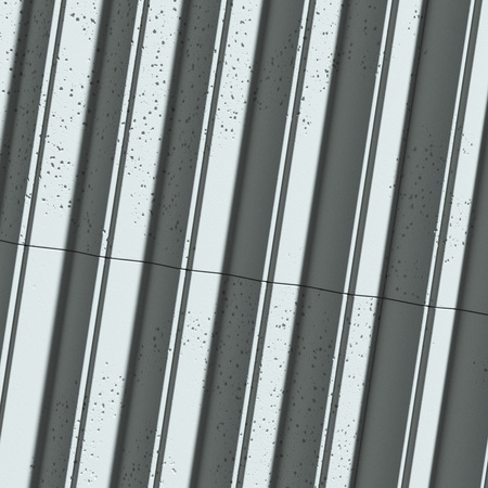 Płyta betonowa na ścianę 3D PB65 1350x480x32, jasny błękit CL06, beton architektoniczny