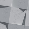 Płyta betonowa na ścianę 3D PB15 600x600x40, szary S96, beton architektoniczny