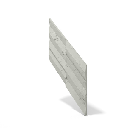 Płyta betonowa na ścianę 3D PB70A 1200x600x35, pistacjowy CL08; wzór A, beton architektoniczny