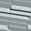 Płyta betonowa na ścianę 3D PB69 5x22,6x2, jasny błękit CL06, beton architektoniczny