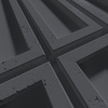 Płyta betonowa na ścianę 3D PB66A 1350x430x22, czarny B15; wzór A, beton architektoniczny