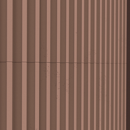 Płyta betonowa na ścianę 3D PB41 1350x380x44, brudny róż CL07, beton architektoniczny