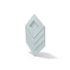Płyta betonowa na ścianę 3D PB21 1050x600x45, jasny błękit CL06, beton architektoniczny