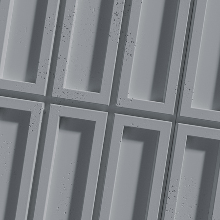 Płyta betonowa na ścianę 3D PB66A 1350x430x22, antracytowy B08; wzór A, beton architektoniczny