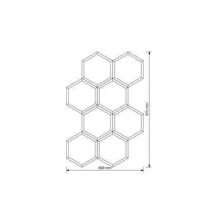Płyta betonowa na ścianę 3D PB01 975x650x35, pistacjowy CL08, beton architektoniczny