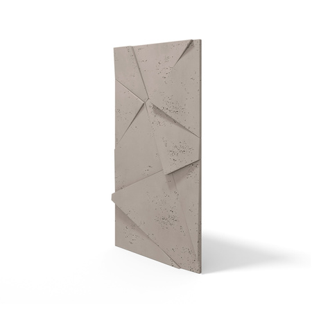 Płyta betonowa na ścianę 3D PB05C 1200x600x48, szarobeżowy CL05, wzór C, beton architektoniczny