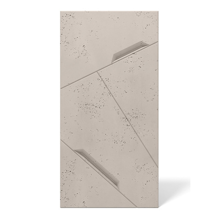 Płyta betonowa na ścianę 3D PB18 1200x600x38, kaszmirowy CL04, beton architektoniczny