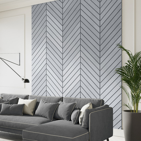 Płyta betonowa na ścianę 3D PB43 1210x500x25, szary S96, beton architektoniczny