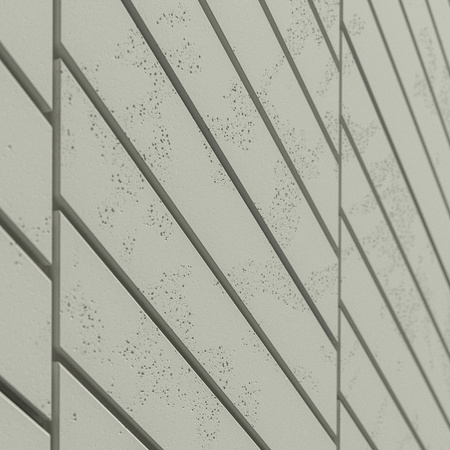 Płyta betonowa na ścianę 3D PB43 1210x500x25, pistacjowy CL08, beton architektoniczny
