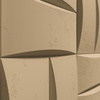 Płyta betonowa na ścianę 3D PB20 600x600x40, miodowy CL03, beton architektoniczny