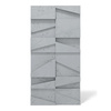 Płyta betonowa na ścianę 3D PB09 1200x600x45, szary S96, beton architektoniczny