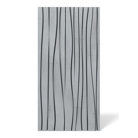 Płyta betonowa na ścianę 3D PB03 1000x500x32, szary S96, beton architektoniczny