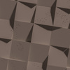 Płyta betonowa na ścianę 3D PB16 600x600x40, czekoladowy CL02, beton architektoniczny