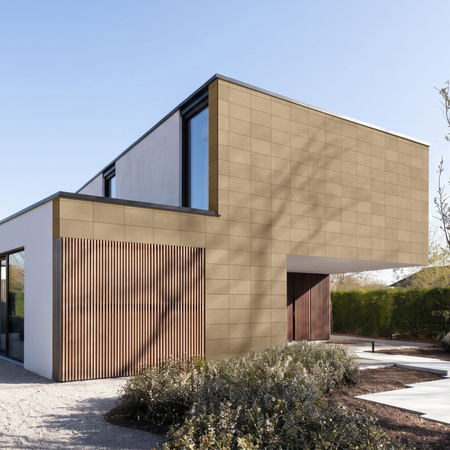 Płyta betonowa na ścianę 2D PA01 600x300x10, miodowy CL03, beton architektoniczny