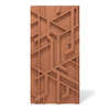 Płyta betonowa na ścianę 3D PB27 1200x600x35, terakota CL01, beton architektoniczny
