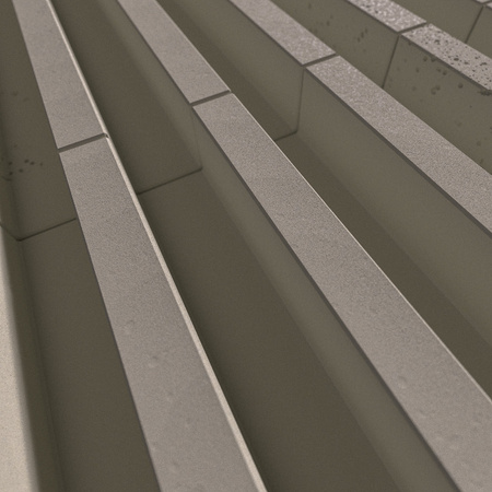 Płyta betonowa na ścianę 3D PB41 1350x380x44, kaszmirowy CL04, beton architektoniczny