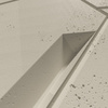 Płyta betonowa na ścianę 3D PB18B 1200x600x38, kość słoniowa KS; wzór B, beton architektoniczny
