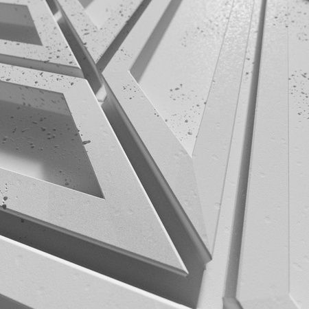 Płyta betonowa na ścianę 3D PB50 1156x600x20, jasnoszary S50, beton architektoniczny