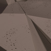 Płyta betonowa na ścianę 3D PB06B 600x600x42, czekoladowy CL02; wzór B, beton architektoniczny