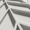 Płyta betonowa na ścianę 3D PB47 939x600x25, zgaszona biel B0, beton architektoniczny