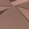 Płyta betonowa na ścianę 3D PB26B 600x600x45, brudny róż CL07; wzór B, beton architektoniczny