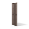 Płyta betonowa na ścianę 3D PB66A 1350x430x22, czekoladowy CL02, wzór A, beton architektoniczny