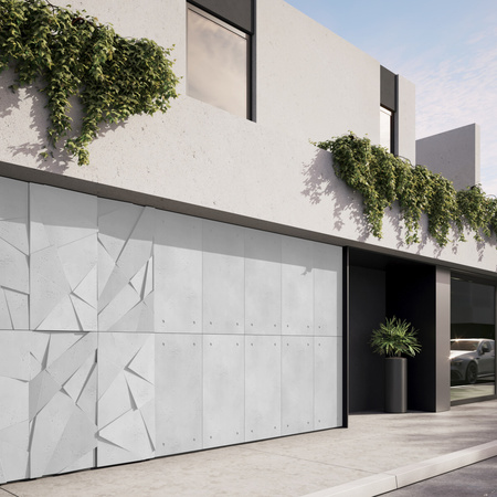 Płyta betonowa na ścianę 3D PB05A 1200x600x48, jasnoszary S50, wzór A, beton architektoniczny