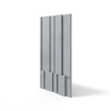Płyta betonowa na ścianę 3D PB13 1200x600x40, szary S96, beton architektoniczny