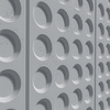 Płyta betonowa na ścianę 3D PB28 1200x600x30, szary S96, beton architektoniczny