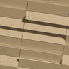 Płyta betonowa na ścianę 3D PB69 5x22,6x2, miodowy CL03, beton architektoniczny