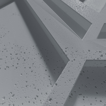 Płyta betonowa na ścianę 3D PB27 1200x600x35, antracytowy B08, beton architektoniczny