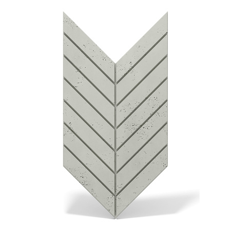 Płyta betonowa na ścianę 3D PB44 1188x600x25, pistacjowy CL08, beton architektoniczny