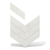 Płyta betonowa na ścianę 3D PB35 455x120x20, zgaszona biel B0, lewy, beton architektoniczny