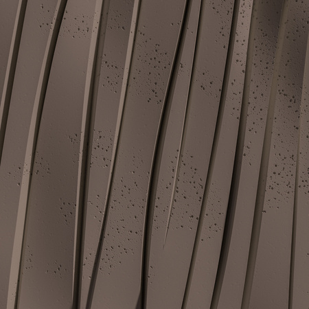 Płyta betonowa na ścianę 3D PB03 1000x500x32, czekoladowy CL02, beton architektoniczny