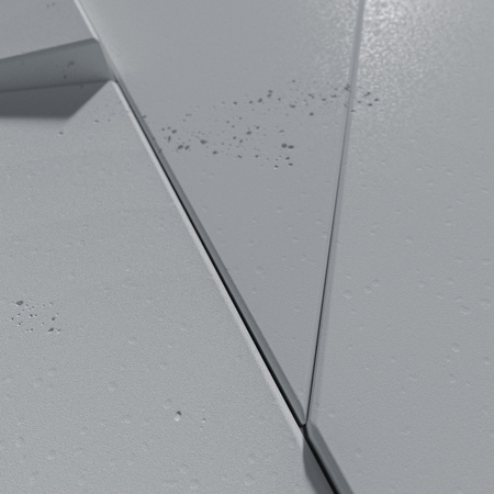 Płyta betonowa na ścianę 3D PB05A 1200x600x48, szary S96, wzór A, beton architektoniczny