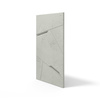 Płyta betonowa na ścianę 3D PB18B 1200x600x38, pistacjowy CL08; wzór B, beton architektoniczny