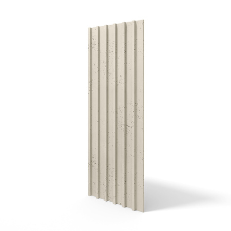 Płyta betonowa na ścianę 3D PB40 1350x510x30, kość słoniowa KS, beton architektoniczny