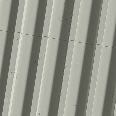 Płyta betonowa na ścianę 3D PB40 1350x510x30, pistacjowy CL08, beton architektoniczny