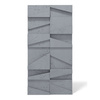 Płyta betonowa na ścianę 3D PB09 1200x600x45, antracytowy B08, beton architektoniczny