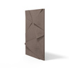 Płyta betonowa na ścianę 3D PB05C 1200x600x48, czekoladowy CL02, wzór C, beton architektoniczny
