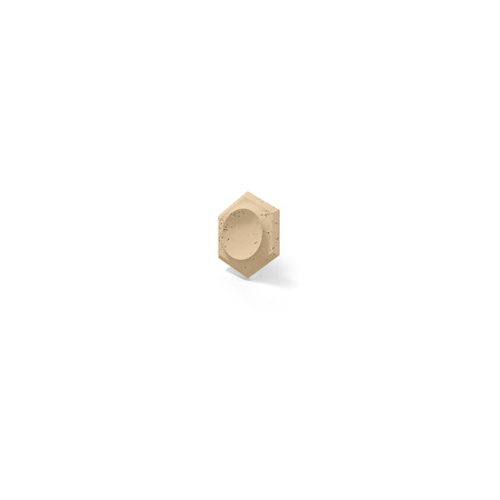 Płyta betonowa na ścianę 3D PB01D 260x300x37, miodowy CL03, beton architektoniczny
