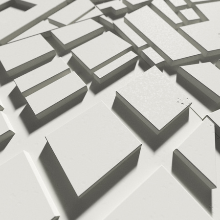 Płyta betonowa na ścianę 3D PB71F 600x600x22, zgaszona biel B0; wzór F, beton architektoniczny