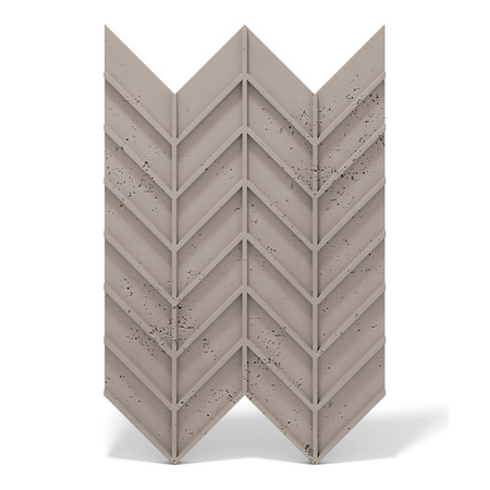 Płyta betonowa na ścianę 3D PB47 939x600x25, szarobeżowy CL05, beton architektoniczny